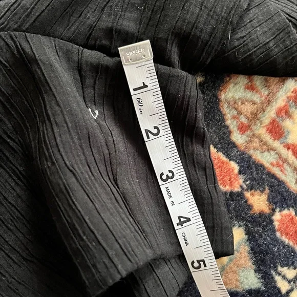 NWT Anthropologie Elevenses Textured Sleeveless Angled blouse Romper pockets M - Picture 5 of 11